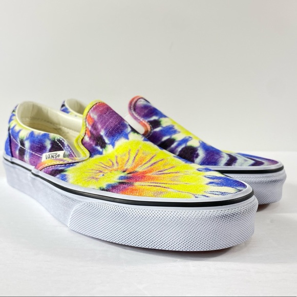 Vans Shoes - Vans Classic Slip-On Washed Tie Dye Sneakers